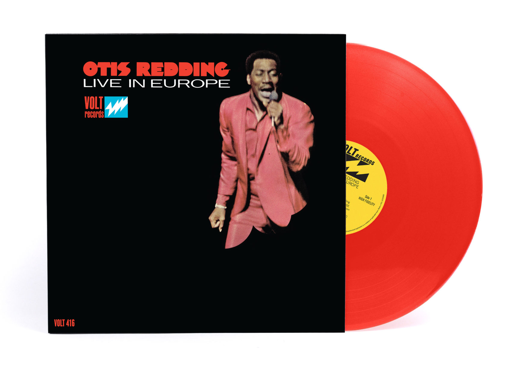 Otis Redding Live In Europe on red vinyl for Record Store Day